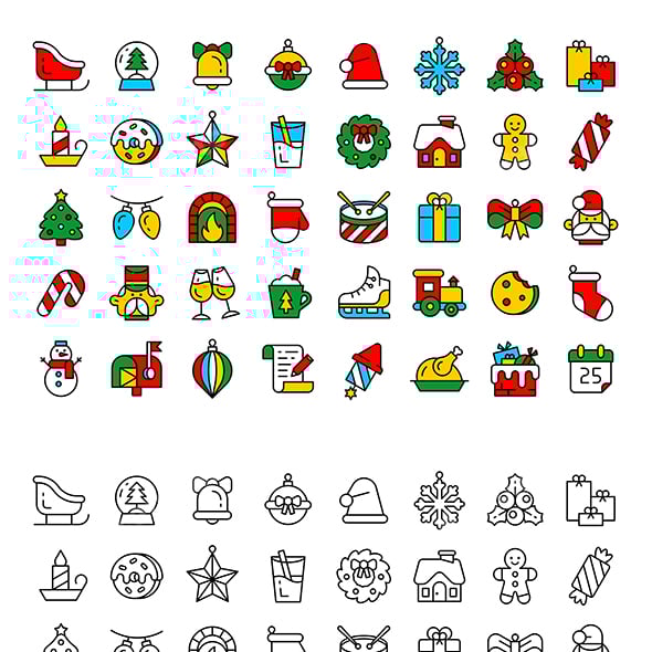 Christmas icons