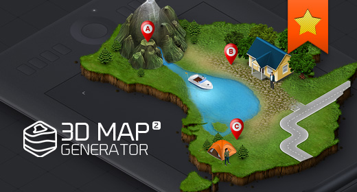 3D Map - Isometric