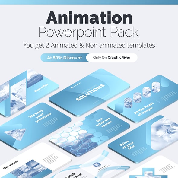 Pitch Deck Modern Animated Bundle