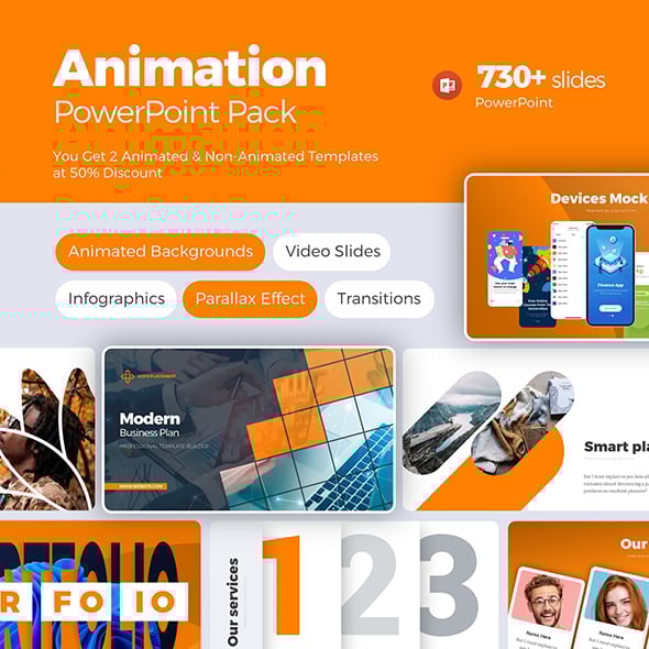 Modern Business Animated Interactive Bundle