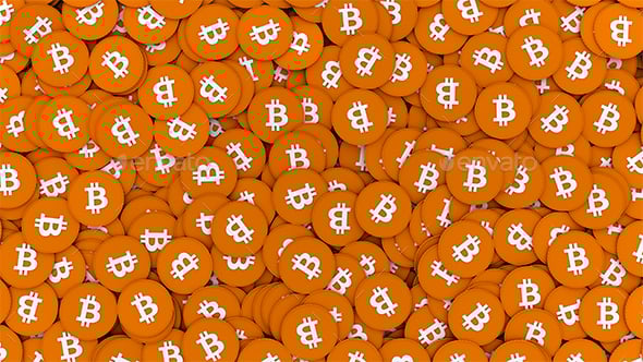 Pile Of Bitcoins