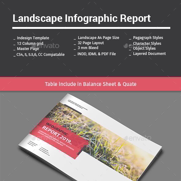 Landscape Infographic Report
