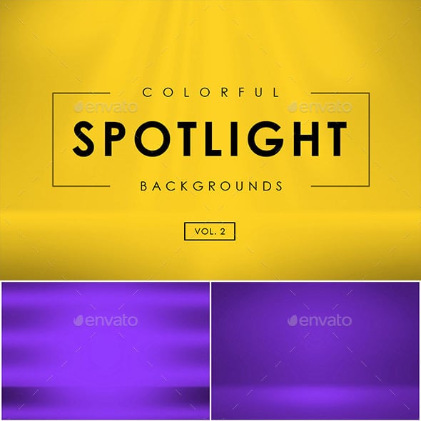 Colorful Spotlight Backgrounds Vol. 2