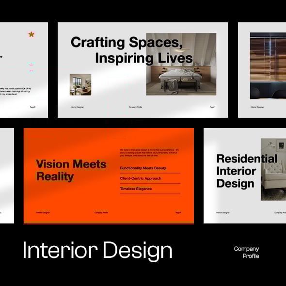 Interior Design Google Slide