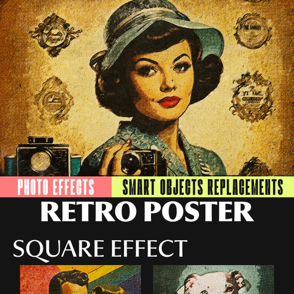 Retro Poster Photo Effect