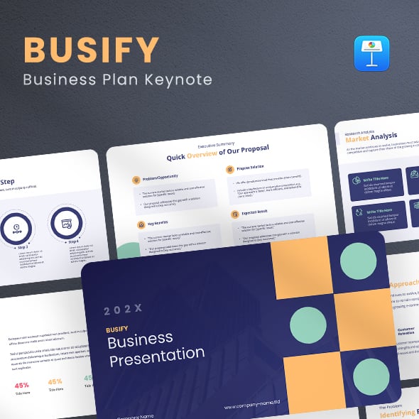 Busify - Business Plan Presentation Keynote