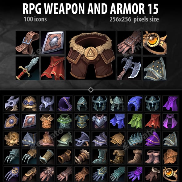 RPG Weapon and Armor 15