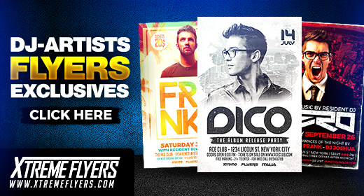 Artist  DJ Flyers Collection