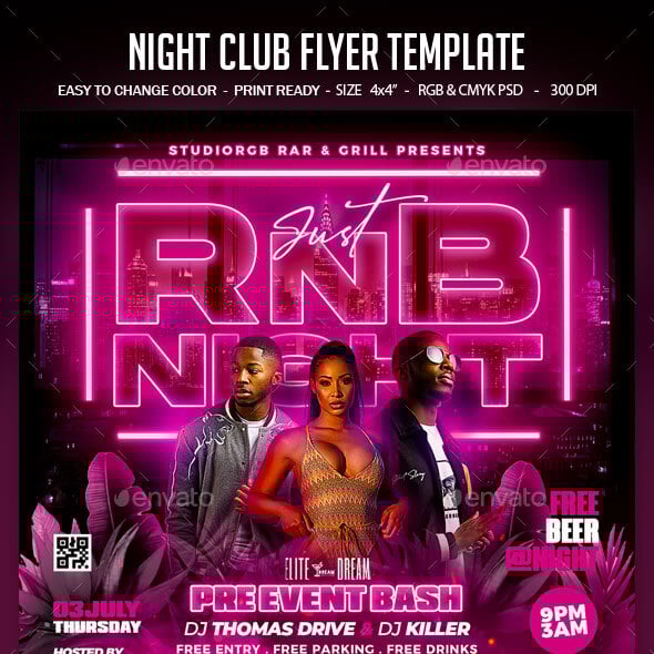 Night Club Flyer Template