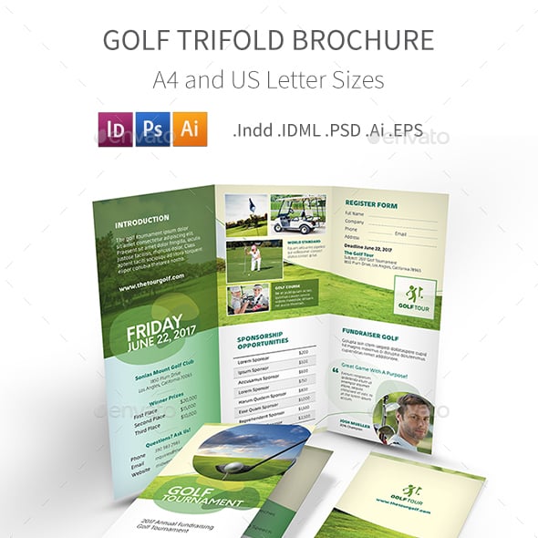 Golf Trifold Brochure 6