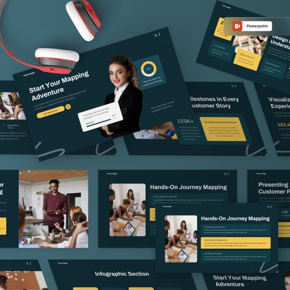 Customer Journey Mapping PowerPoint Template