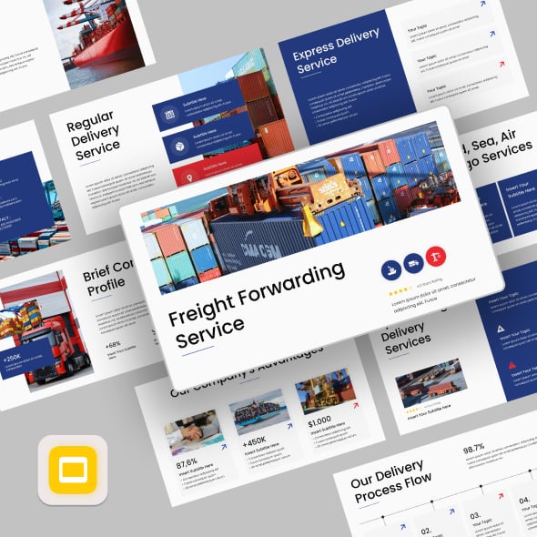 Freight Forwading Service Presentation Template