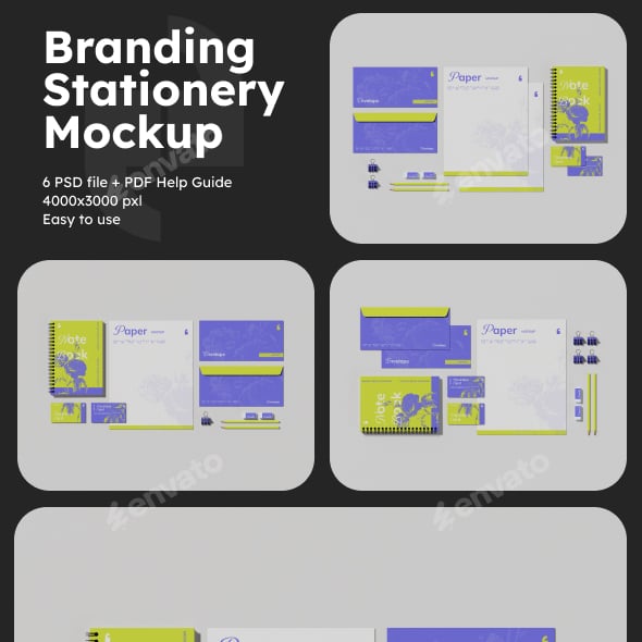 Branding Stationery Mockup