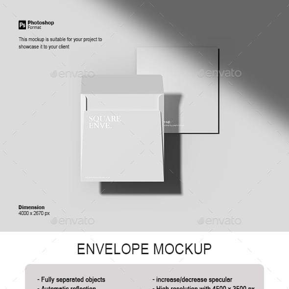 Envelope Mockup