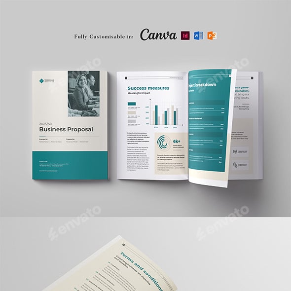 Business Proposal Template, Marketing Proposal, Client Proposal | MS word, Canva