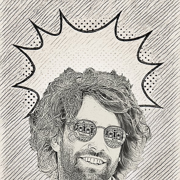 Comic Sketch FX Photoshop Template