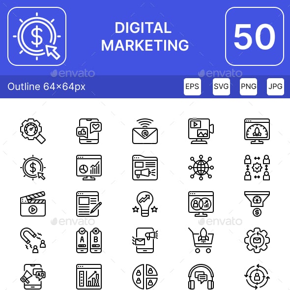 Digital Marketing Icons