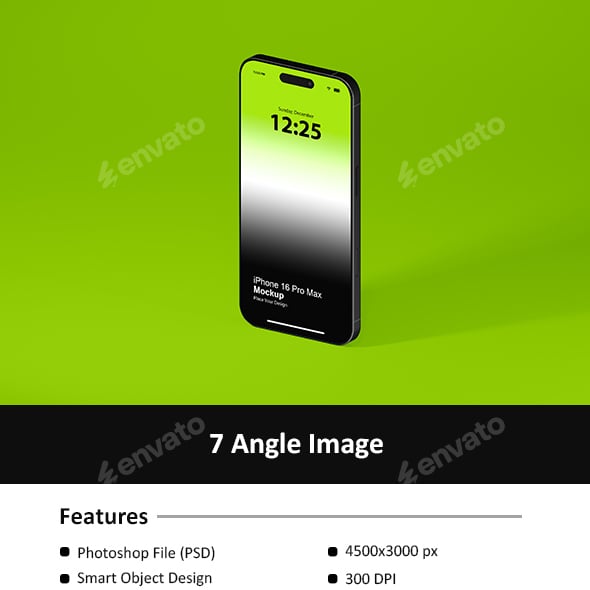 iPhone 16 Pro Max Mockup