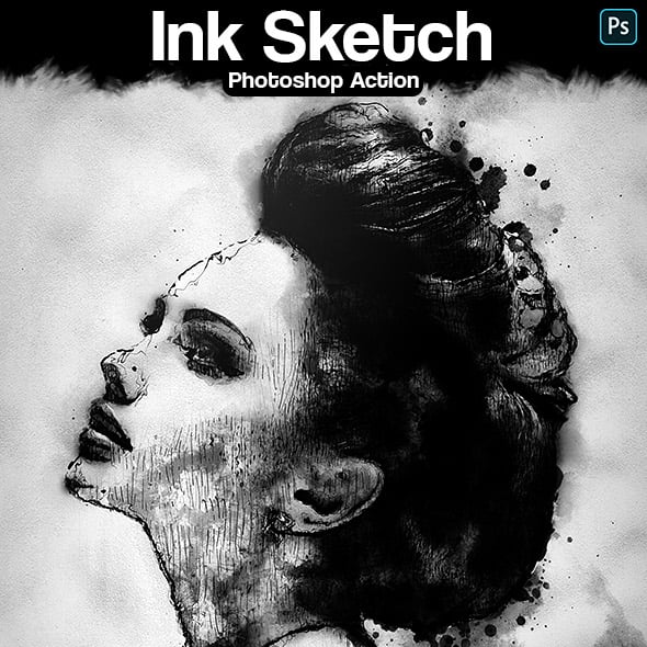 Ink Sketch Photoshop Action