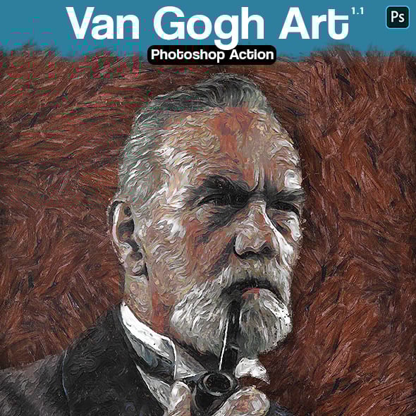 Painting Effect - Van Gogh Art Photoshop Action