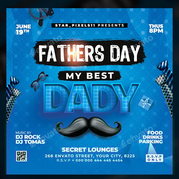 Fathers Day Flyer