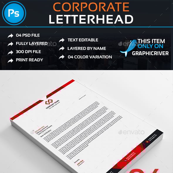 Corporate  Letterhead