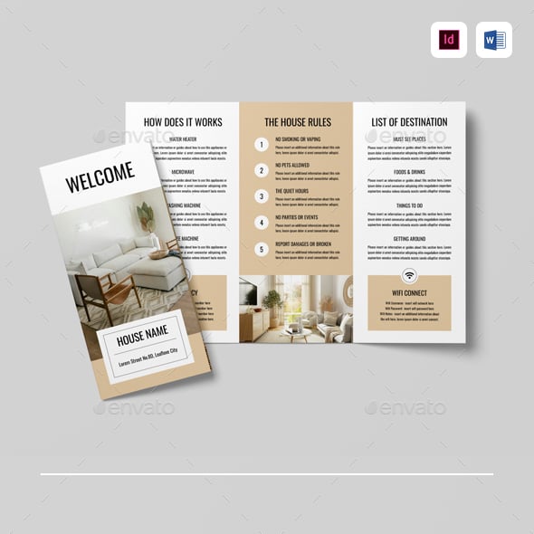 Welcome Guide Trifold Brochure