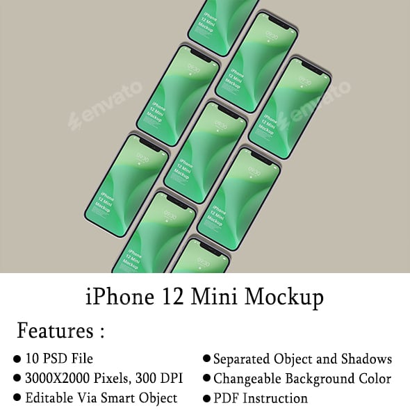 iPhone 12 Mini Mockup