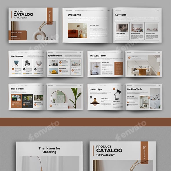 Product Catalog Brochure Template