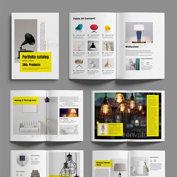 Portfolio Catalog Design Template
