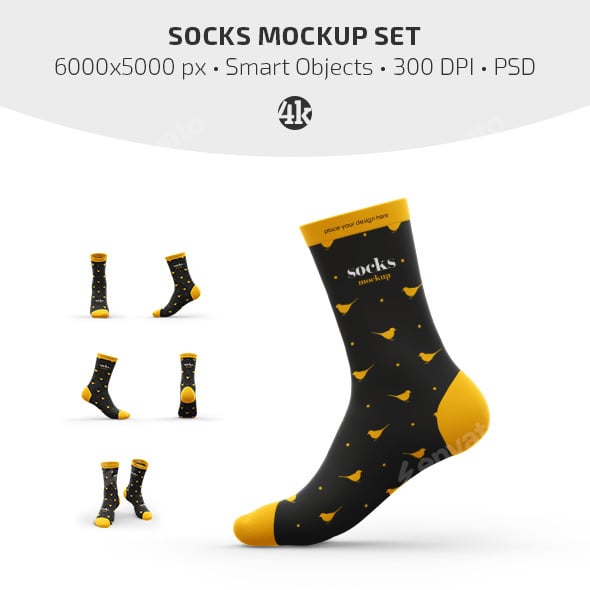 Socks Mockup Set