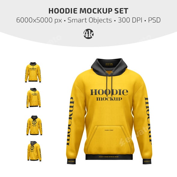 Hoodie Mockup Set