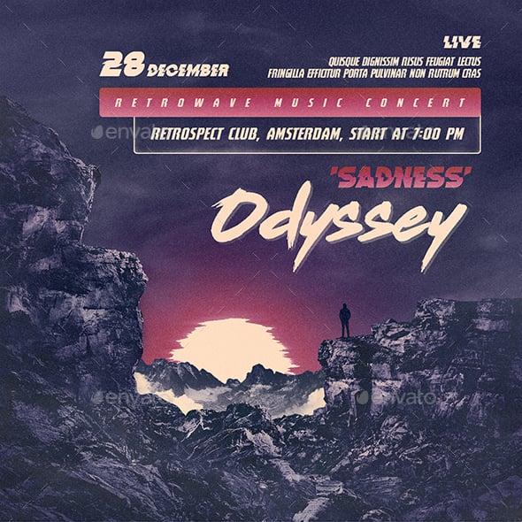 Retrowave Flyer/Poster