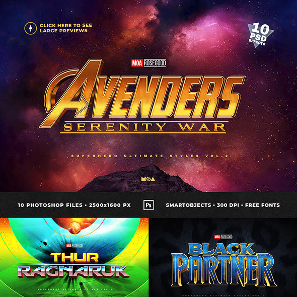 Superhero Ultimate Text Effects vol.2