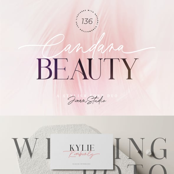 Candara Beauty - A Stylish Font Duo