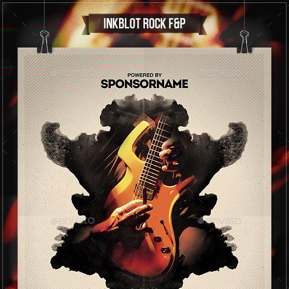 Inkblot Rock Flyer & Poster