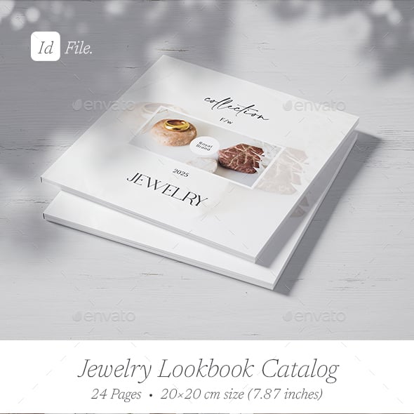 Jewelry Lookbook Catalog Templates