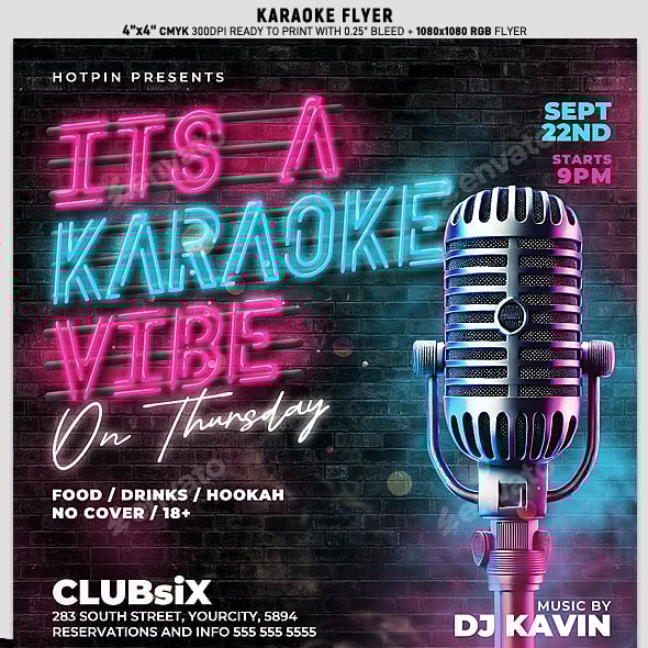 Karaoke Flyer