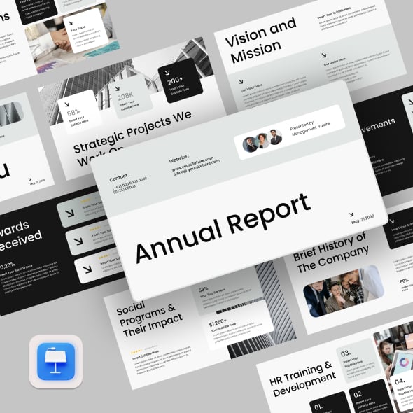 Annual Report Presentation Template