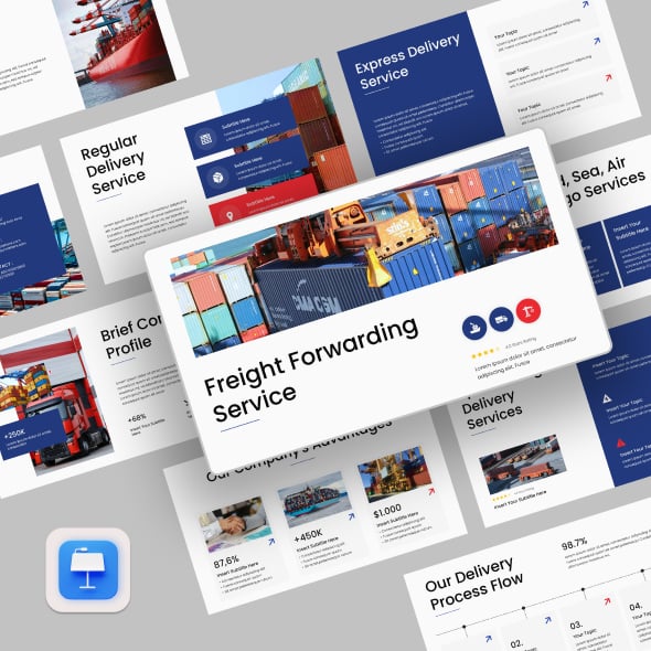 Freight Forwading Service Presentation Template