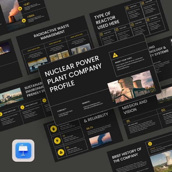 Nuclear Power Plan Company Profile Presentation