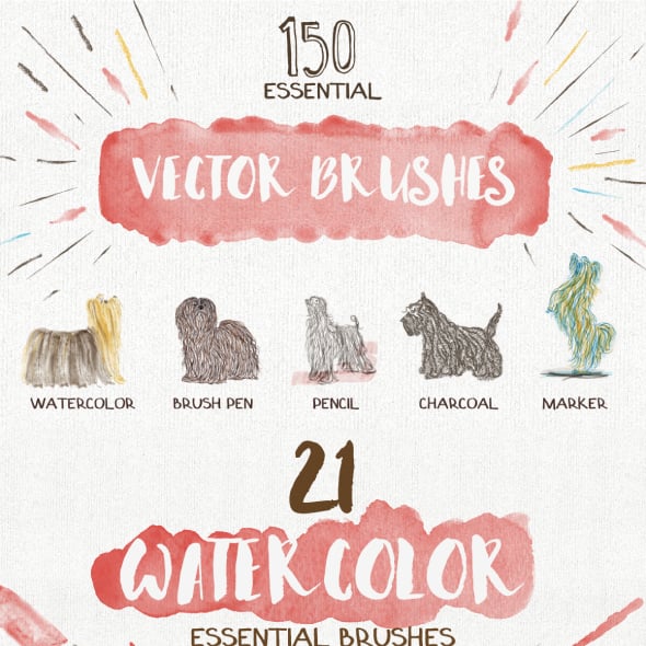 Essential Vector Brushes Collection