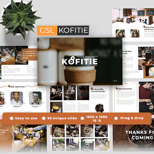 Kofitie – Coffeeshop Business Googleslide Template