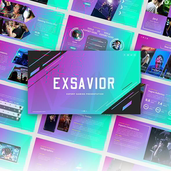 Exsavior - Gaming PowerPoint Template