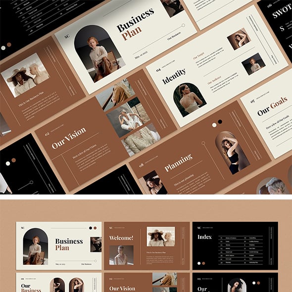 Aesthetic Business Plan Presentation