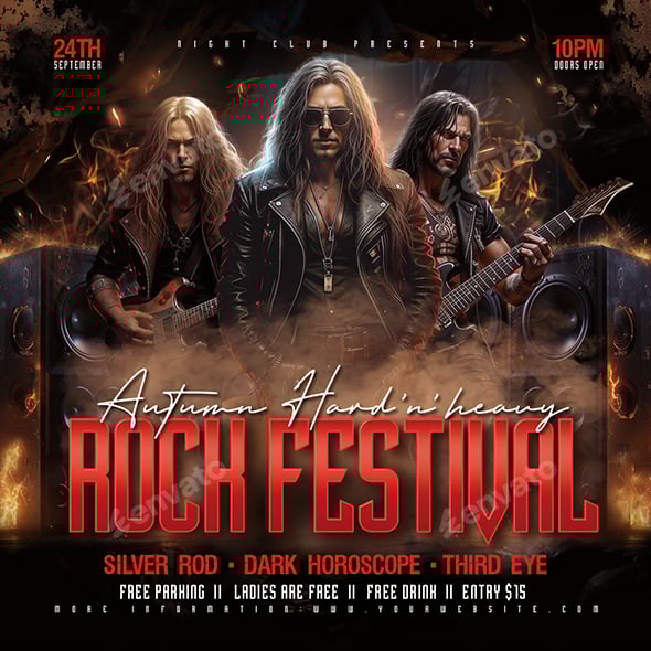 Rock Festival Flyer