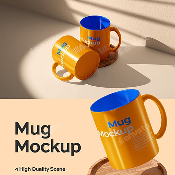 Mug Mockups - Basic Branding Mockup Kit