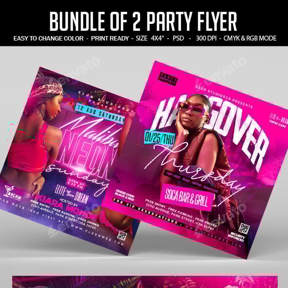 Party Flyer Bundle