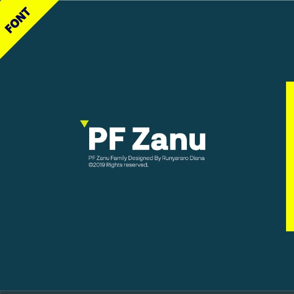 PF Zanu Font