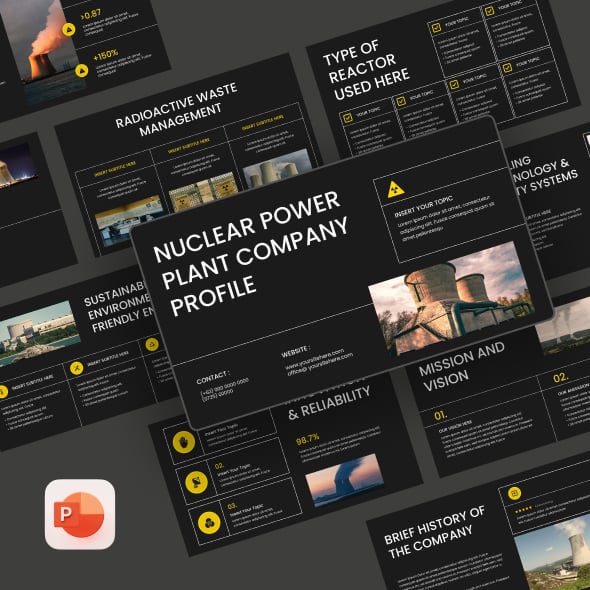 Nuclear Power Plan Company Profile Presentation